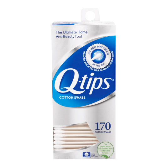 Hisopos de algodón Q Tips 170 unidades