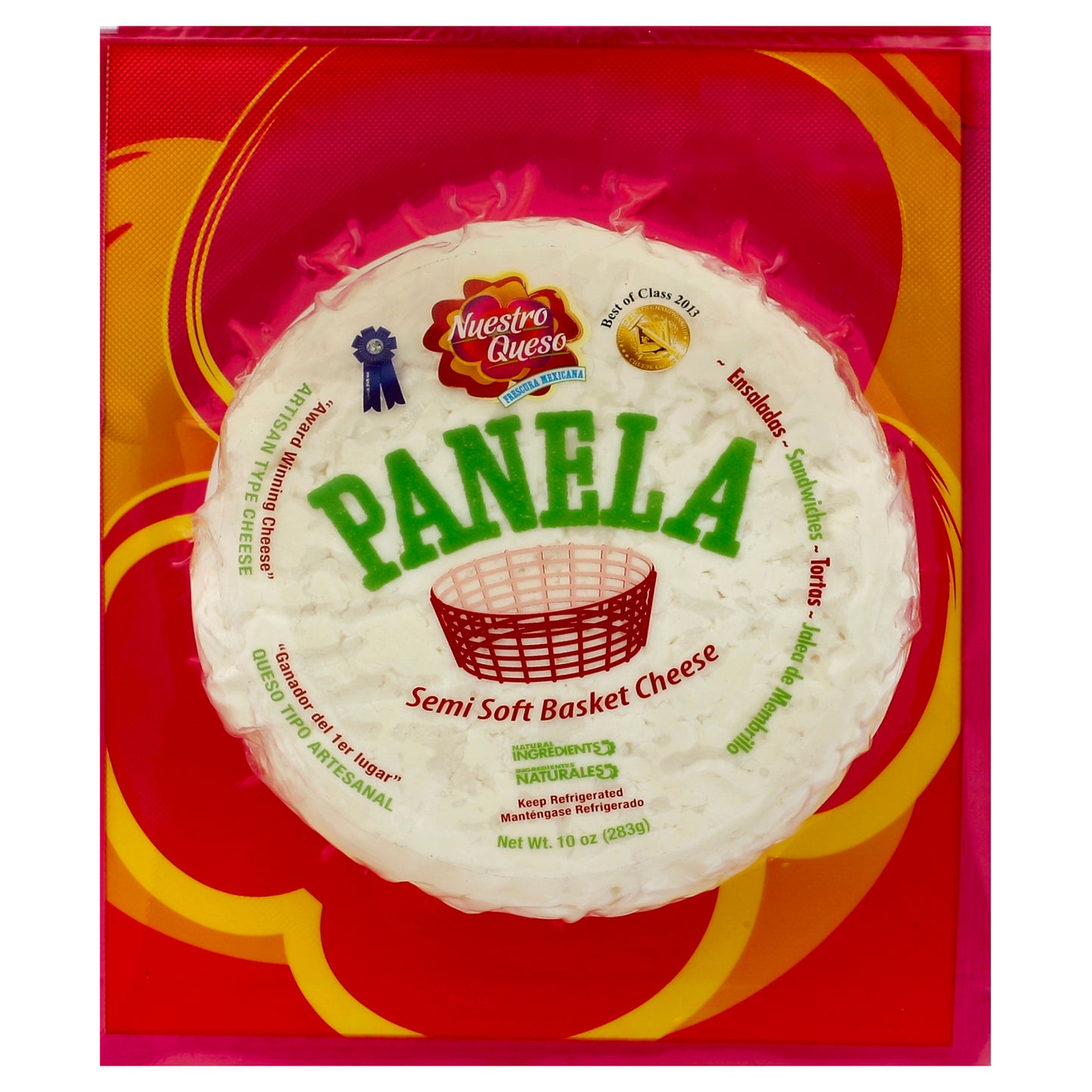 Nuestro Queso Semi Soft Basket Cheese 10 oz