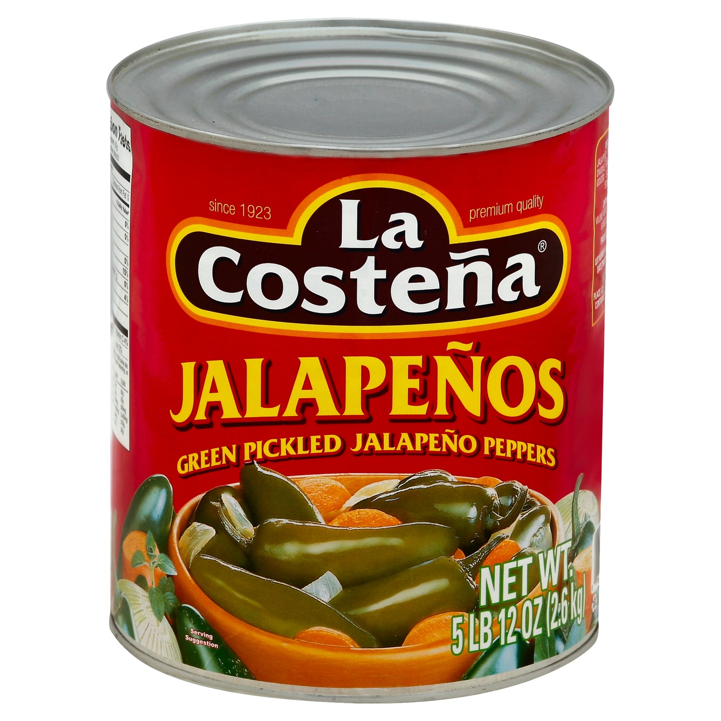 La Costena Jalapenos 92 oz