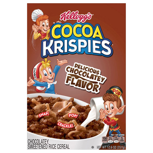Kellogg's Cocoa Krispies Cold Breakfast Cereal Original, 12.6 oz