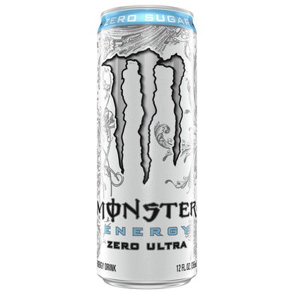 Monster Energy Zero Sugar Zero Ultra Energy Drink 12 fl oz