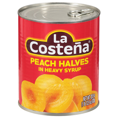 La Costena Peach Halves in Heavy Syrup 28.9 oz