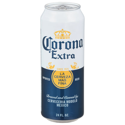 Corona Extra Mexican Lager Beer, 24 fl oz Can, 4.6% ABV