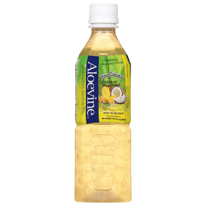 Aloevine Refreshing Pina Colada Aloe Vera Drink 16.9 fl oz