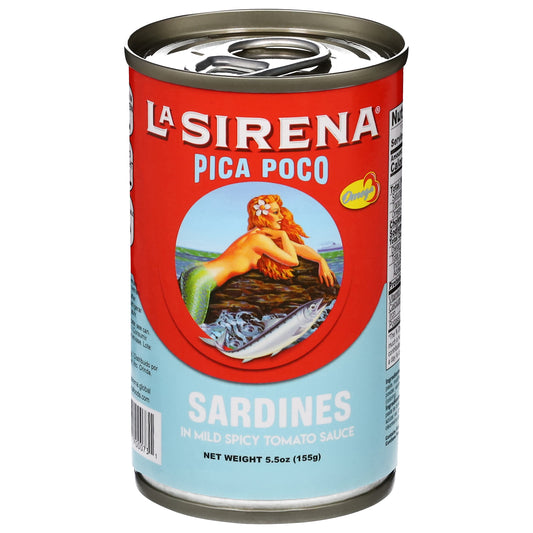 La Sirena Sardines in Mild Spicy Tomato Sauce 5.5 oz
