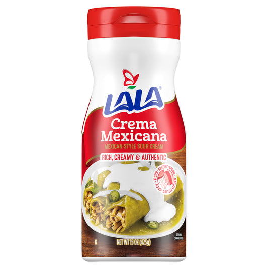 Lala Mexican-Style Crema Mexicana Sour Cream 15 oz