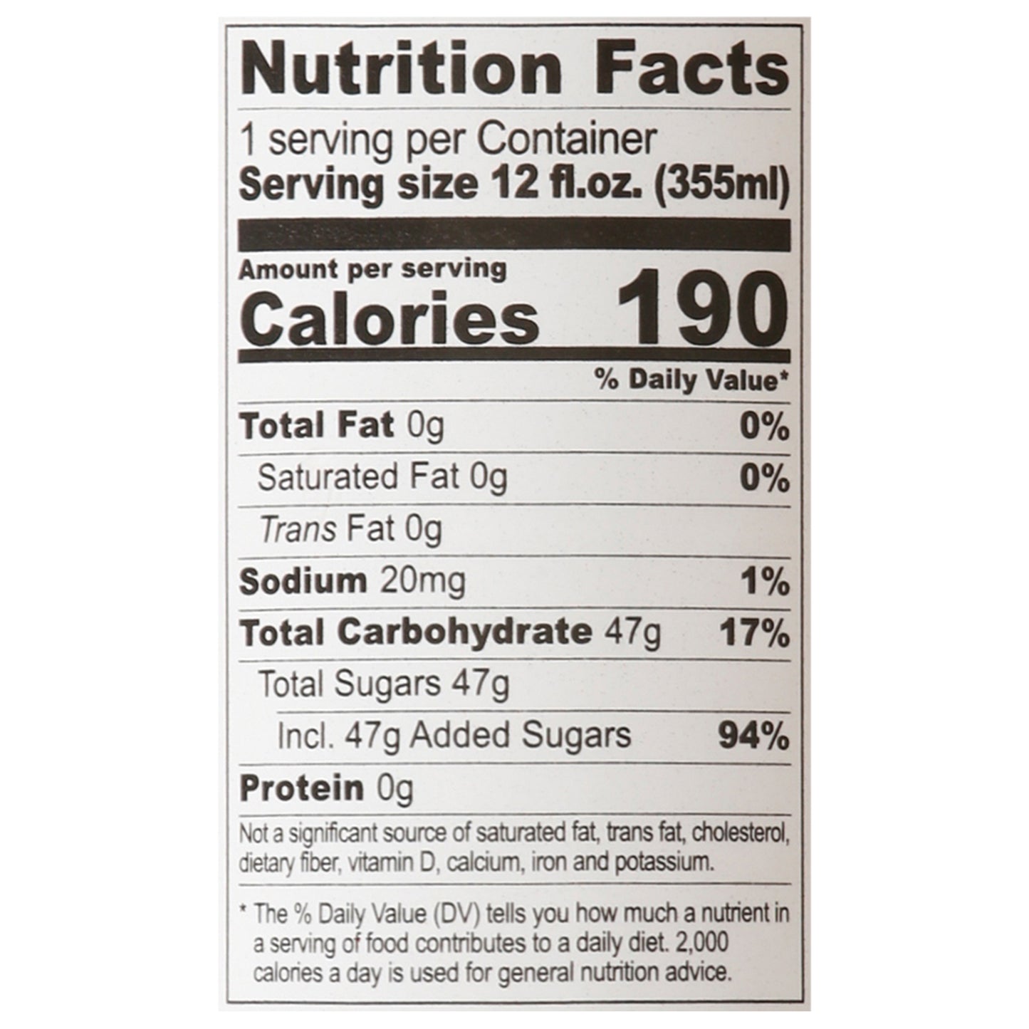 Country Club Merengue Soda 12 fl oz Bottle