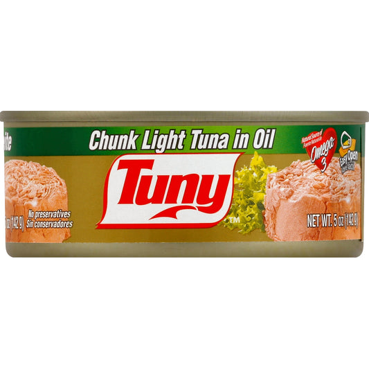 Tuny Chunk Light Tuna in Oil 5 oz