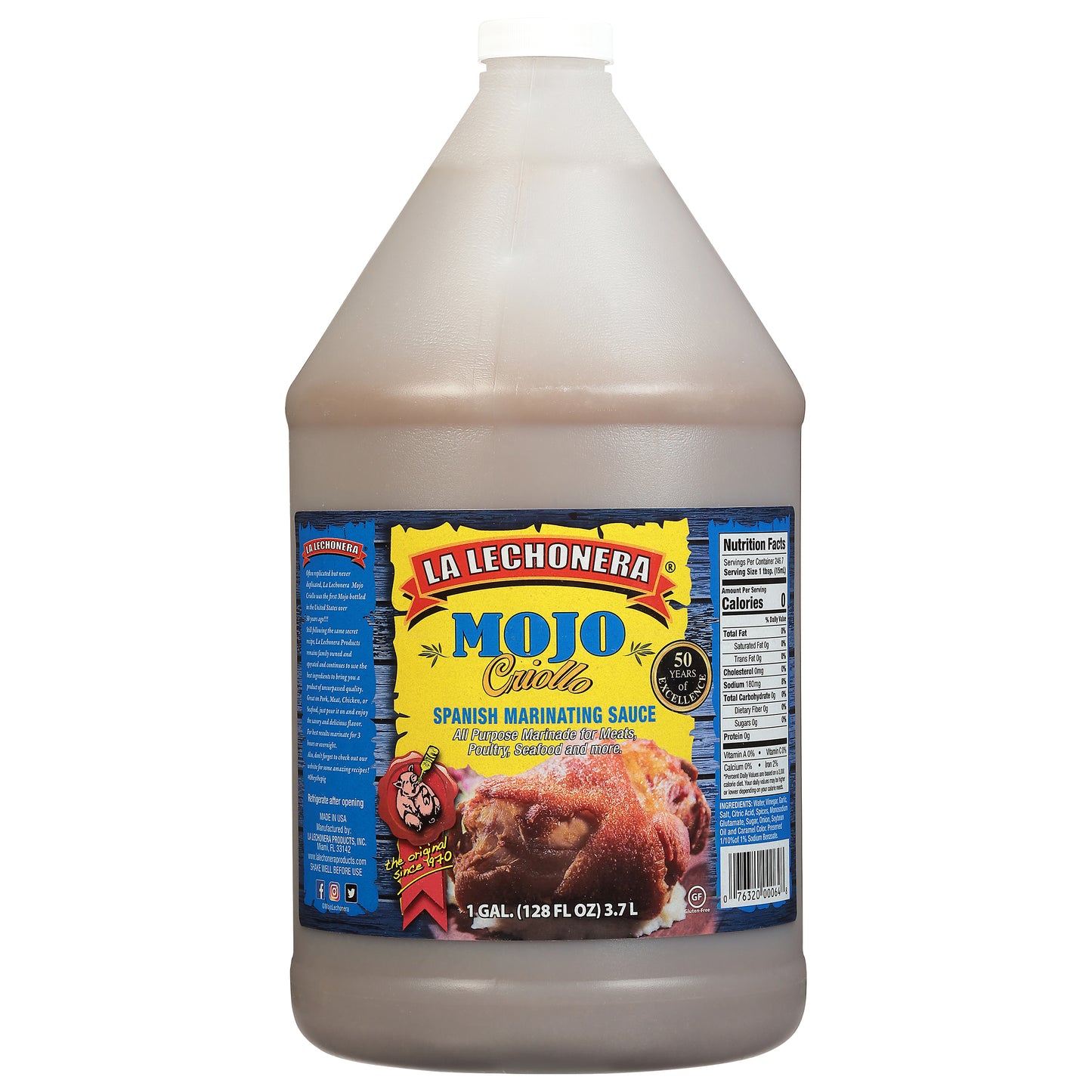 La Lechonera Spanish Marinating Mojo Criollo Sauce 128 fl oz