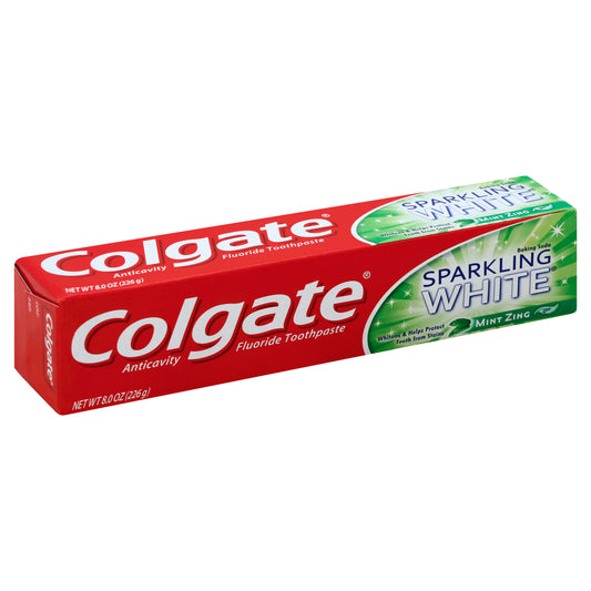 Colgate Toothpaste 8 oz - Sparkling White