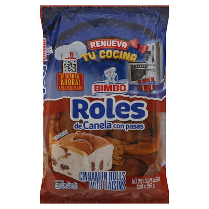 Bimbo Cinnamon Rolls with Raisins 12.88 oz