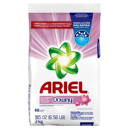 Ariel, with a Touch of Downy Freshness, Powder Laundry Detergent, 105 oz, 66 loads