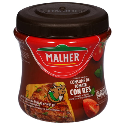 Malher Tomato and Beef Flavor Bouillon 16 oz