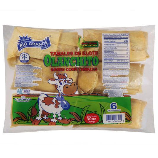 Rio Grande Foods Green Corn Tamales 6 ea