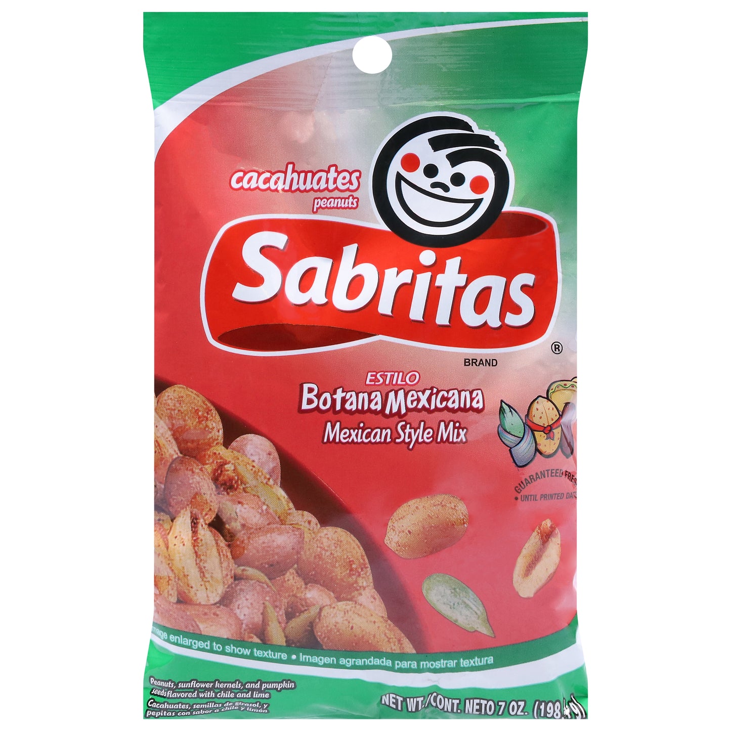 Sabritas Mexican Style Mix Peanuts 7 oz