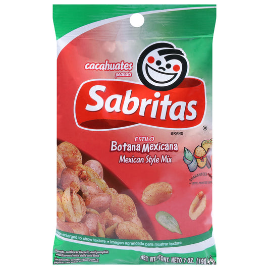 Sabritas Mexican Style Mix Peanuts 7 oz