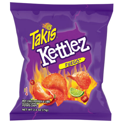 Takis Kettlez Extreme Fuego Potato Chips 2.5 oz