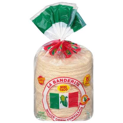 La Banderita Mini Taco White Corn Tortillas 45 oz