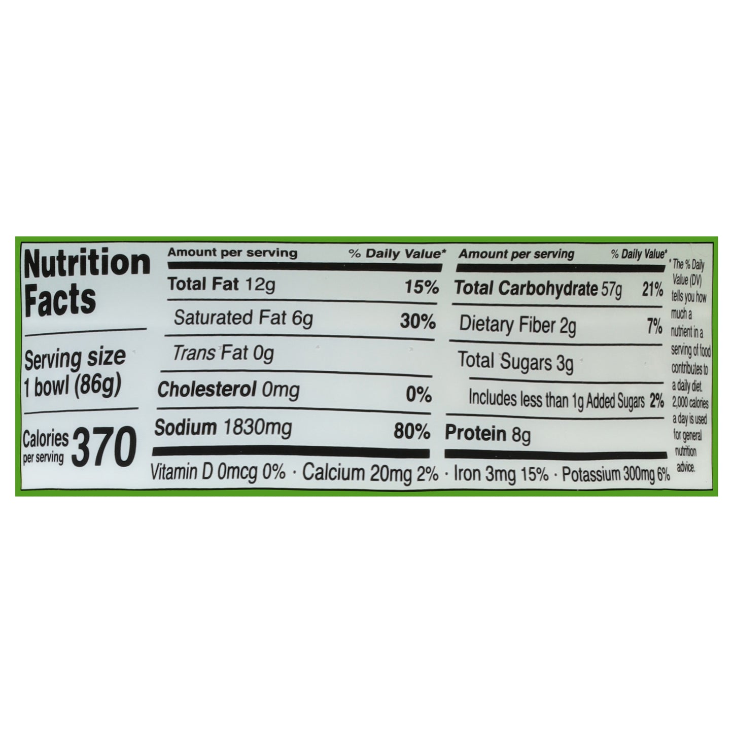 Nongshim Hot & Spicy Flavor Bowl Noodle Soup 3.03 oz