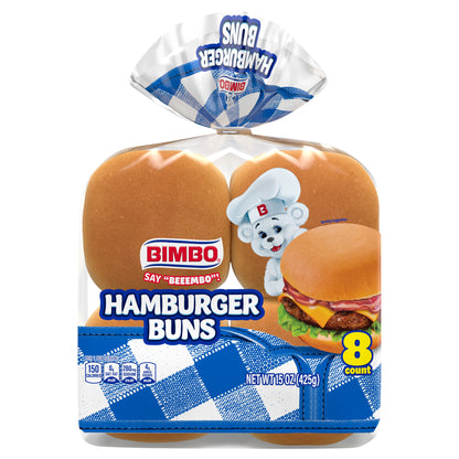 Bimbo Bimbollos Hamburger Buns, 8 count, 15 oz