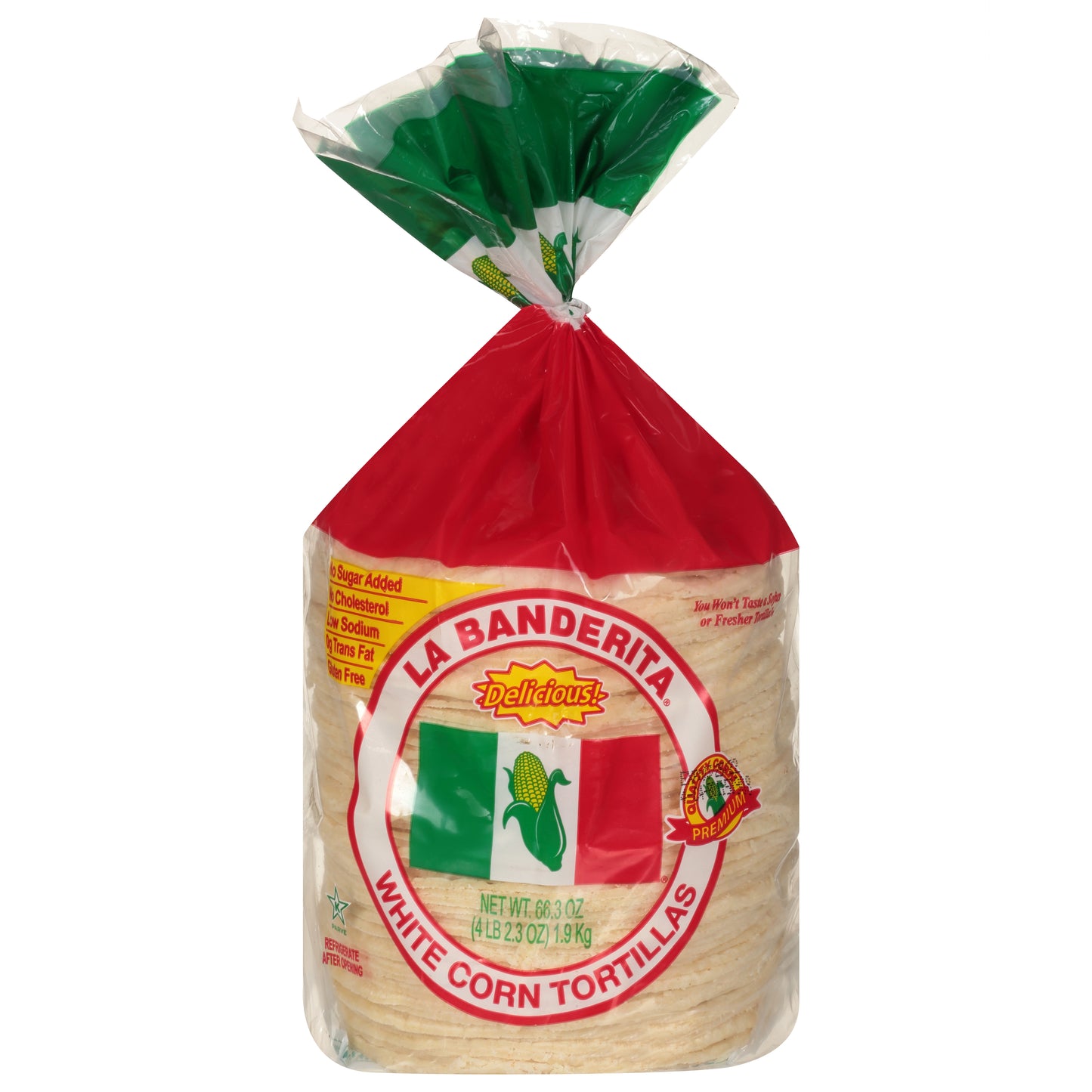 La Banderita White Corn Tortillas 66.3 oz