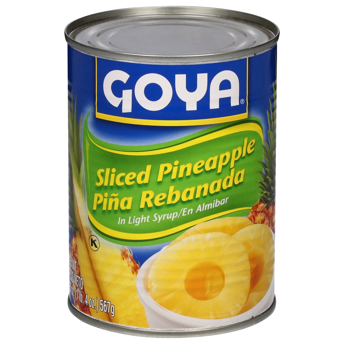 Goya Sliced Pineapple in Light Syrup 20 oz