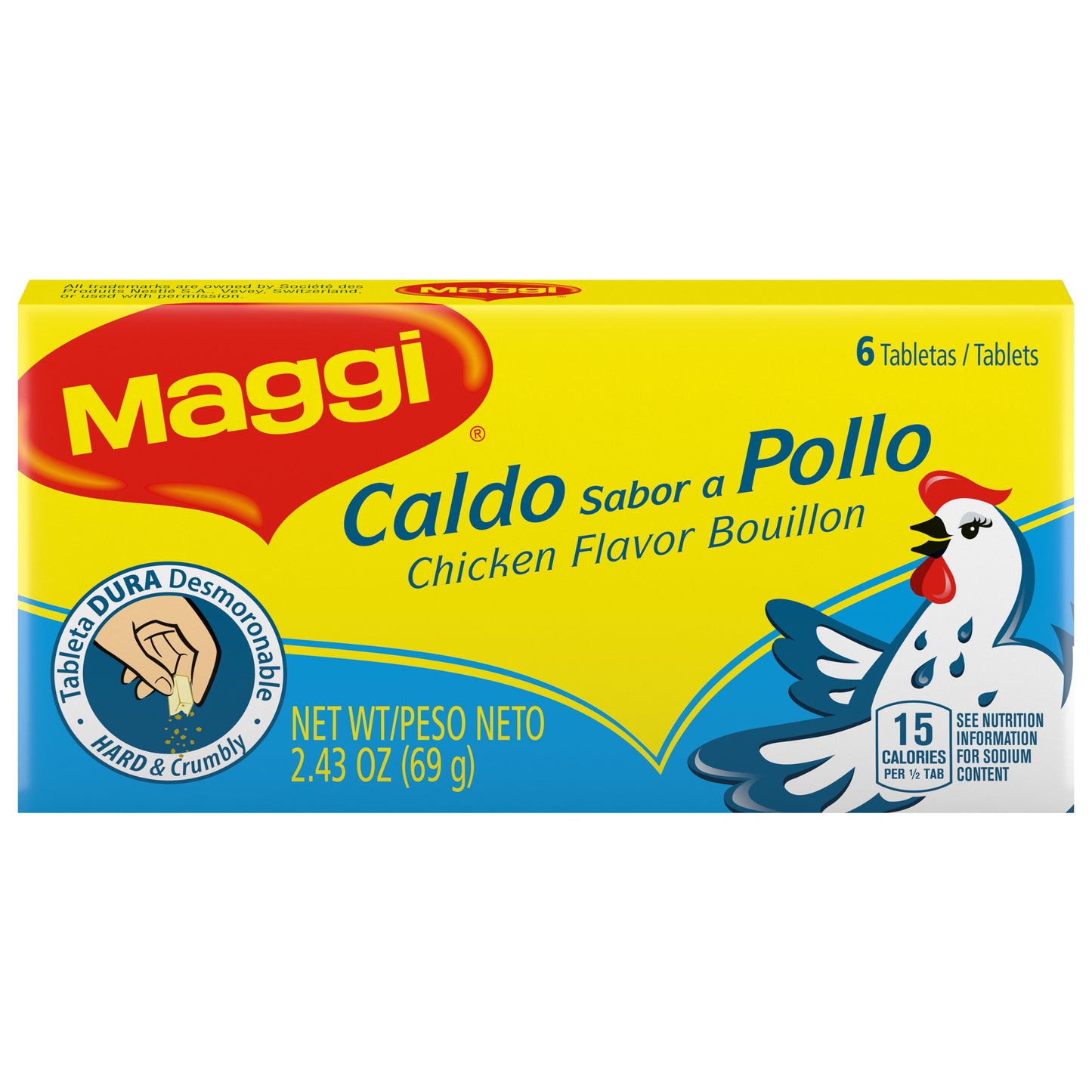 Maggi Chicken Flavor Bouillon 6 ea