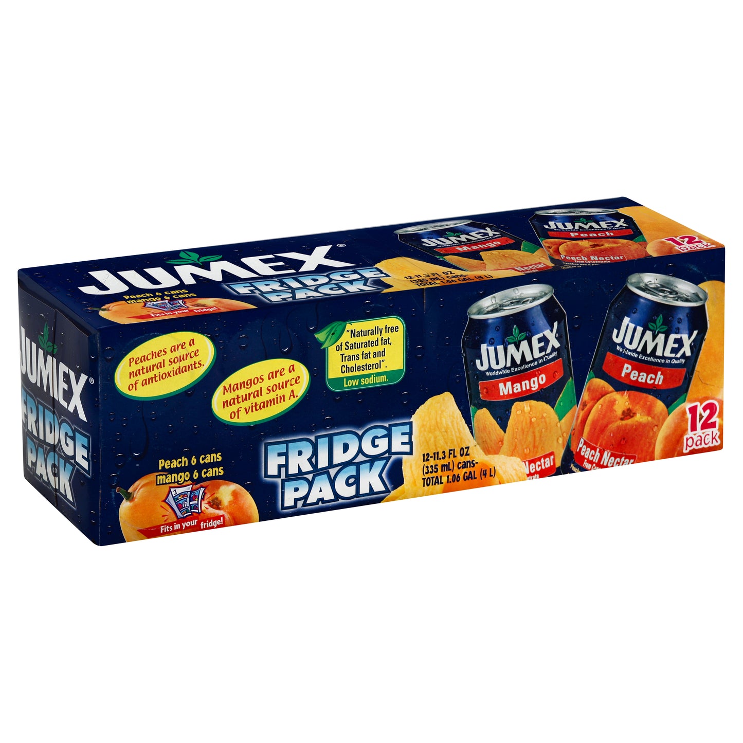 Jumex Nectar 12 ea - Peach 6 cans mango 6 cans