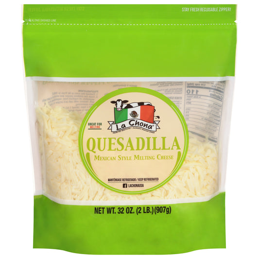 La Chona Mexican Style Quesadilla Melting Cheese 32 oz