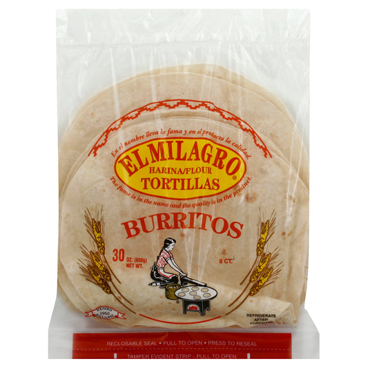 El Milagro Tortillas 8 ea