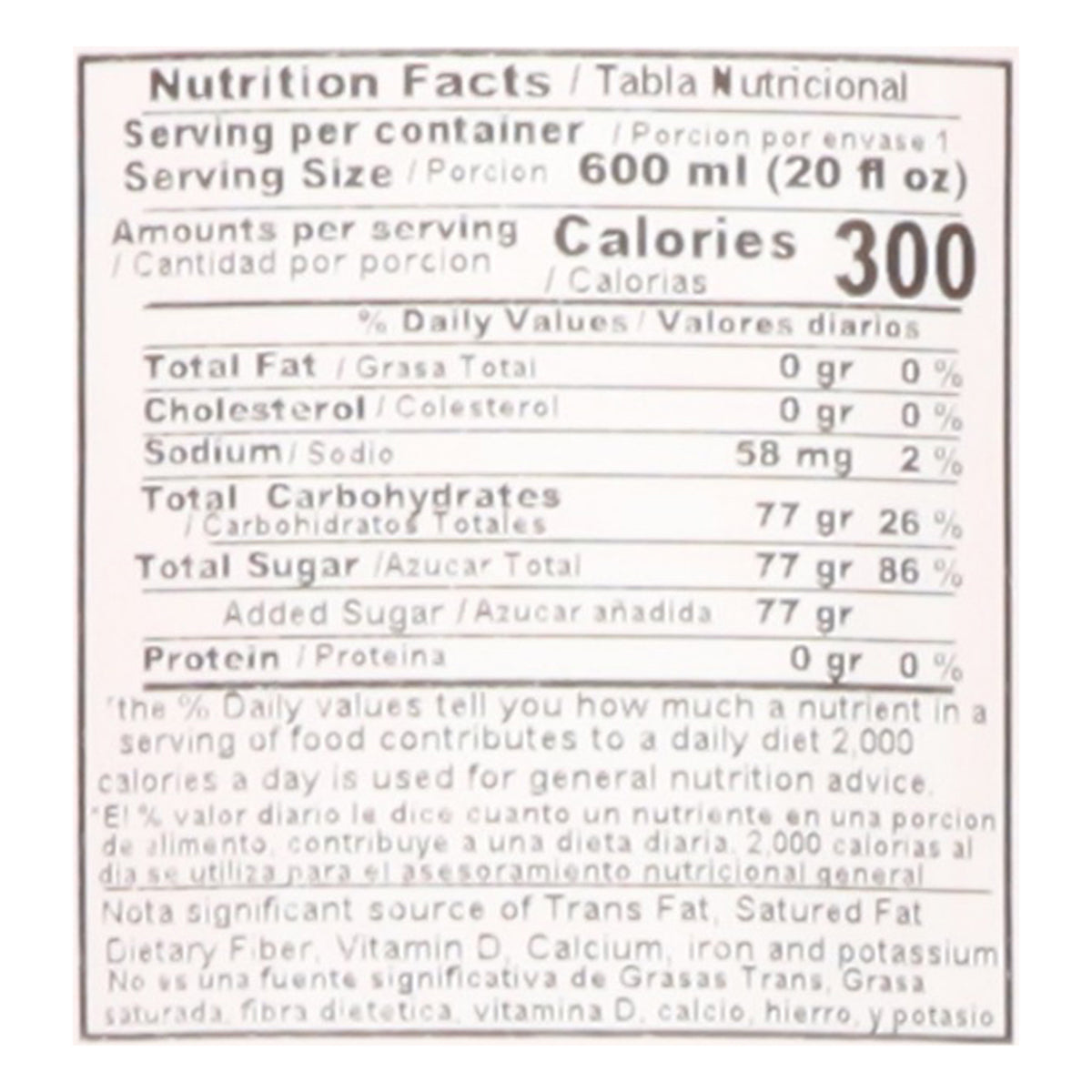 Crush Carbonated Orange Flavor Soft Drink 600 ml