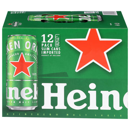 Heineken Beer 12 - 12 fl oz Slim Cans
