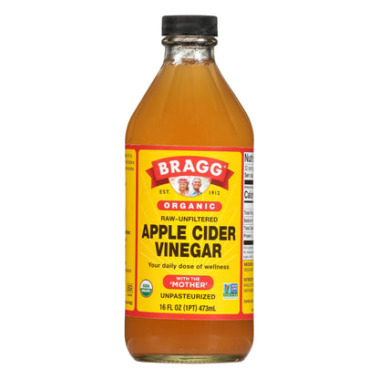 Vinagre de sidra de manzana orgánico Bragg 16 oz