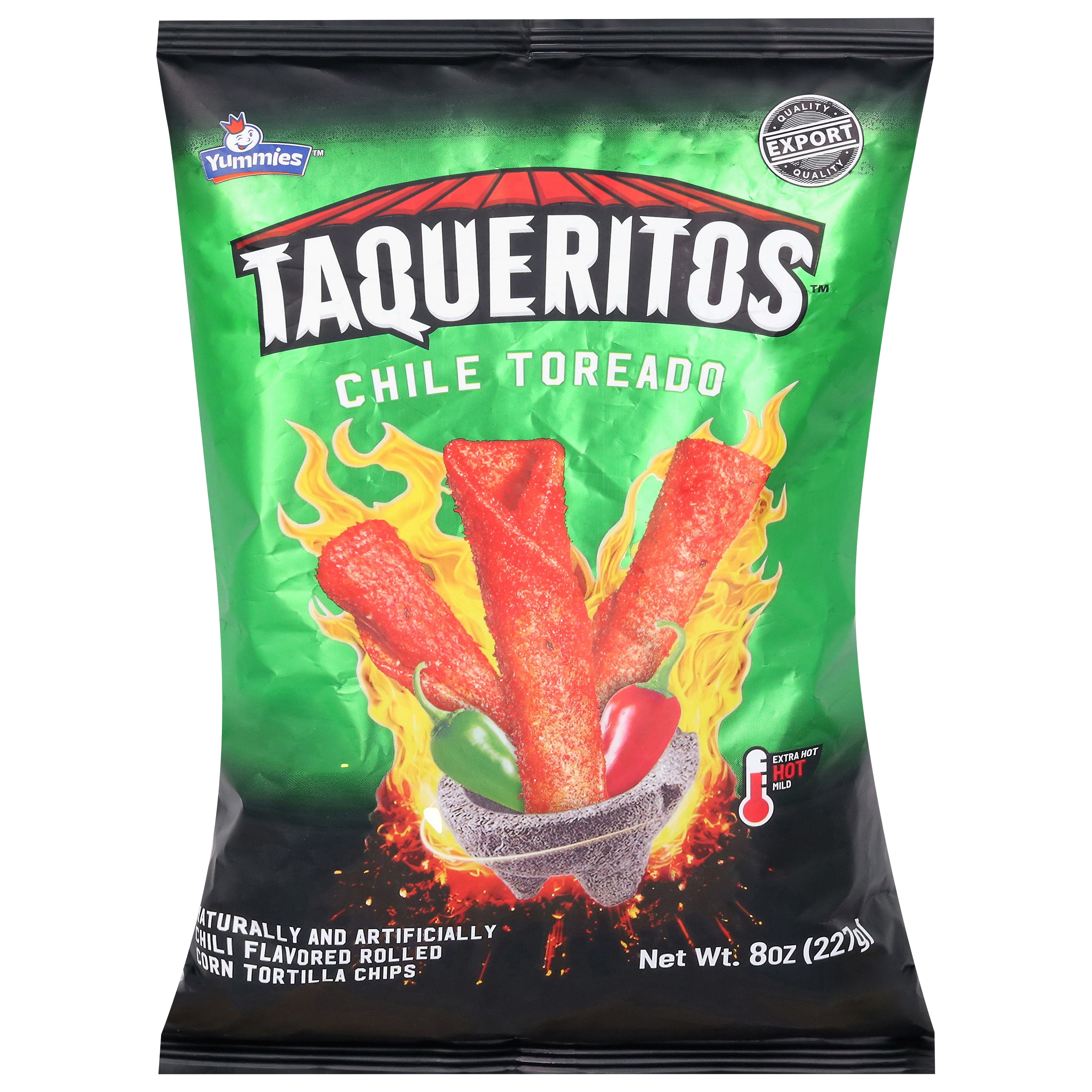 Yummies Taqueritos Chile Toreado Corn Tortilla Chips 8 oz – El Gran ...
