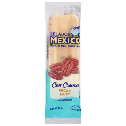 Helados Mexico Premium Pecan Ice Cream Bar 3.75 fl oz