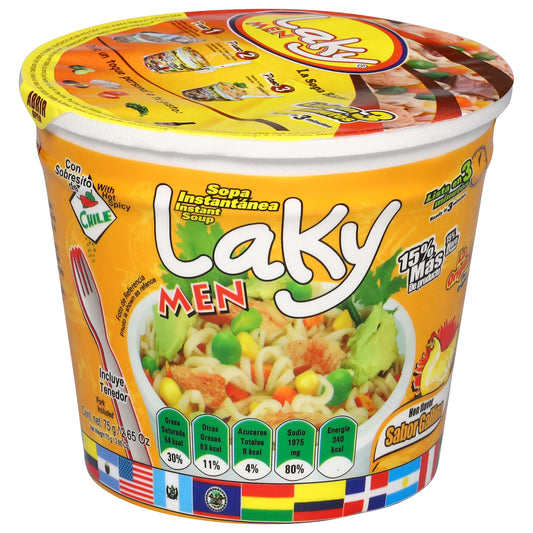 Laky Men Hen Flavor Instant Soup 2.65 oz
