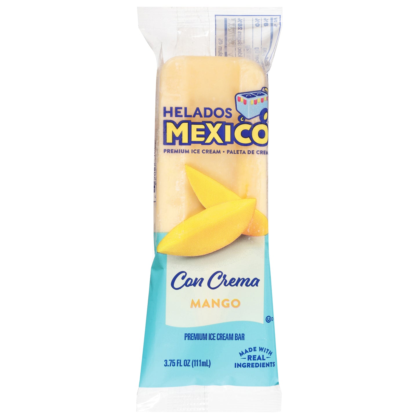 Helados Mexico Premium Mango Ice Cream Bar 3.75 fl oz