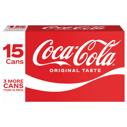 Coca-Cola Cans, 12 fl oz, 15 Pack
