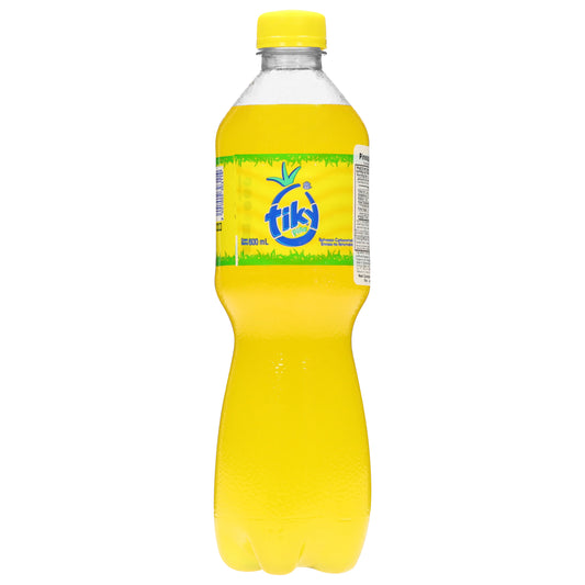 Tiky Pina Carbonated Pineapple Flavor Soft Drink 20 fl oz