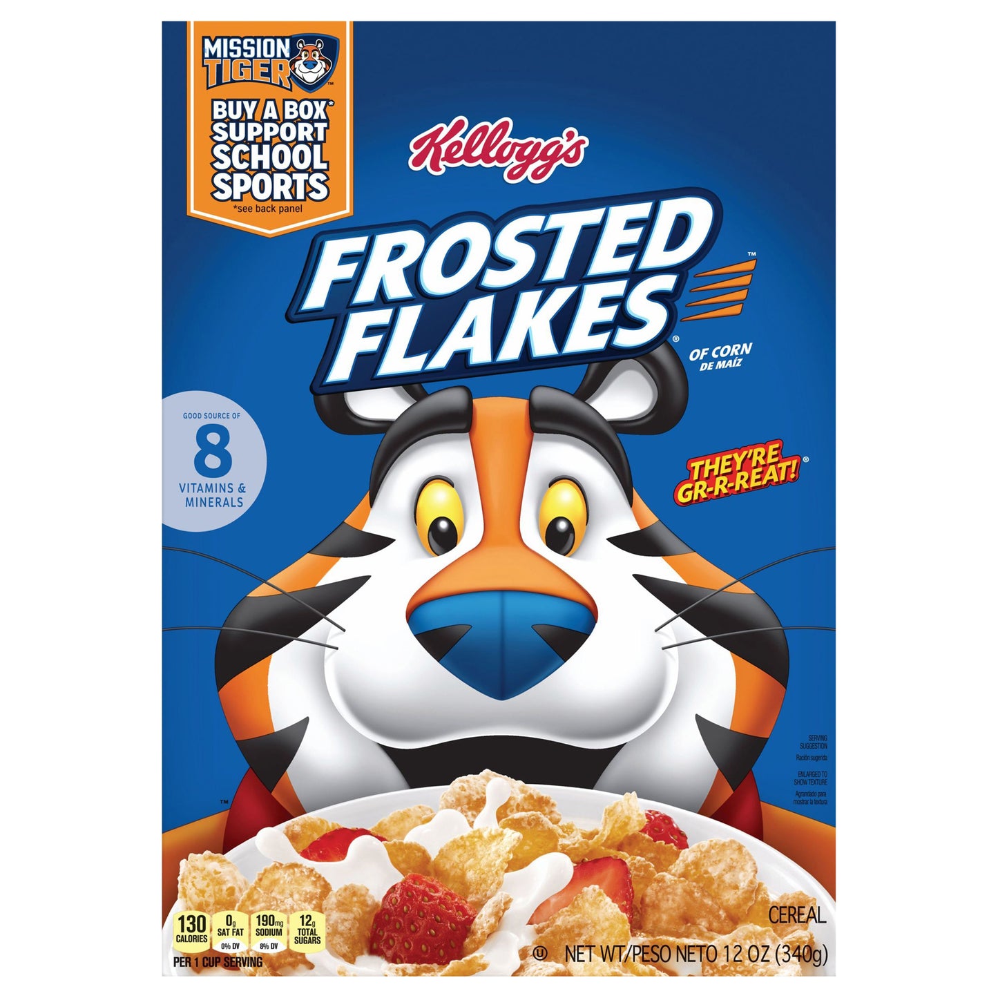 Kellogg's Frosted Flakes Cereal Original 12oz