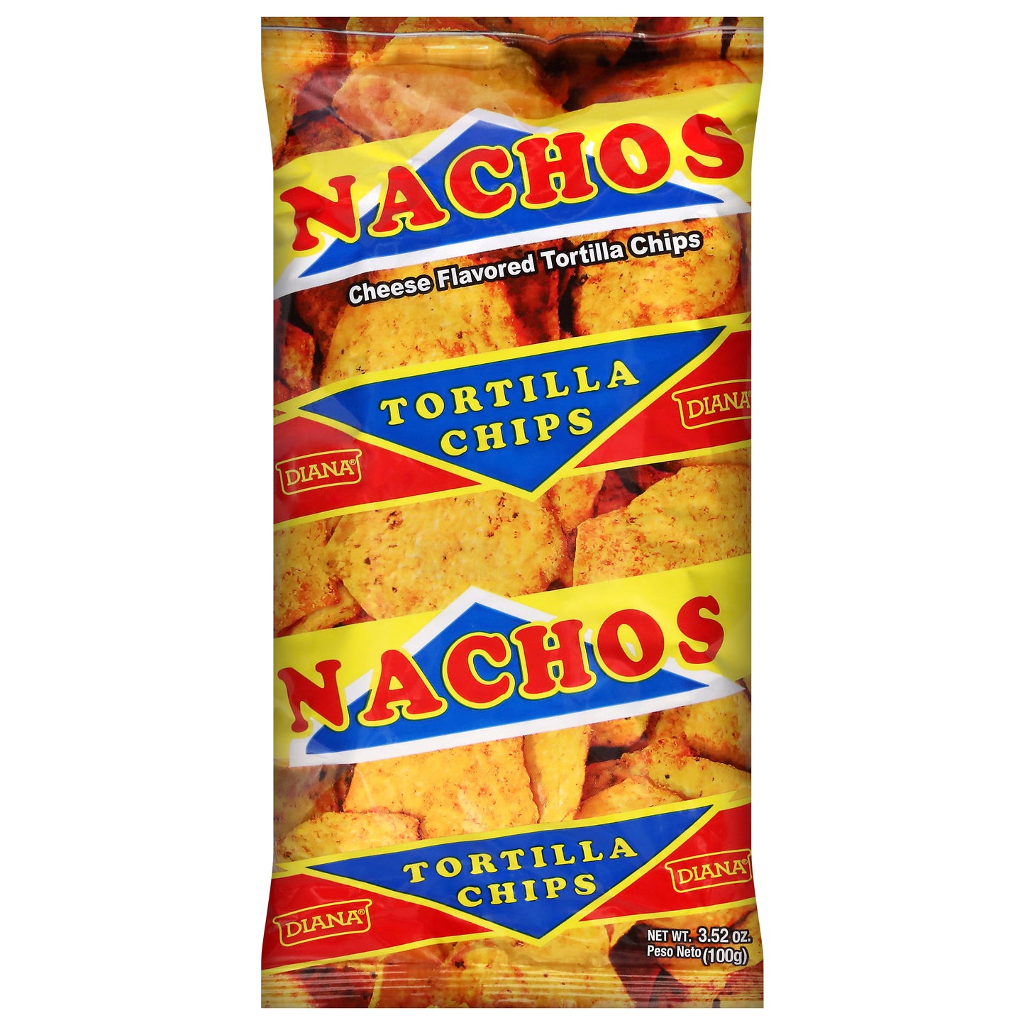 Diana Nachos Cheese Flavored Tortilla Chips 3.52 oz