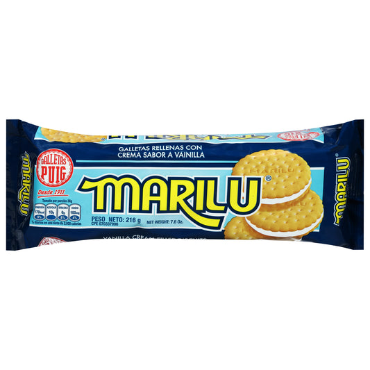 Marilu Vanilla Cream Filled Biscuits 216 g