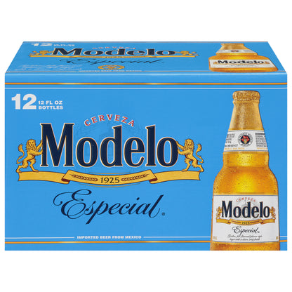 Modelo Especial Beer 12 - 12 fl oz Bottles