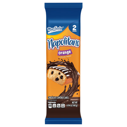 Marinela Napolitano Orange (Twin Pack) Cake with Raisins, 2 count, 4.94 oz