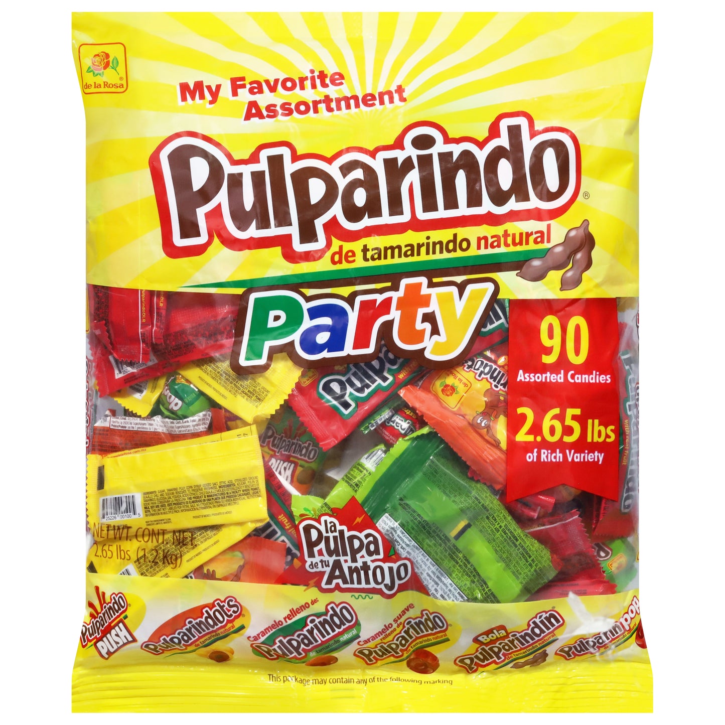 Pulparindo Party Assorted Candies 90 Each