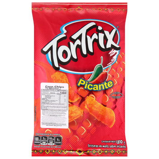 Tortrix Hot BBQ Flavor Corn Chips 6.35 oz