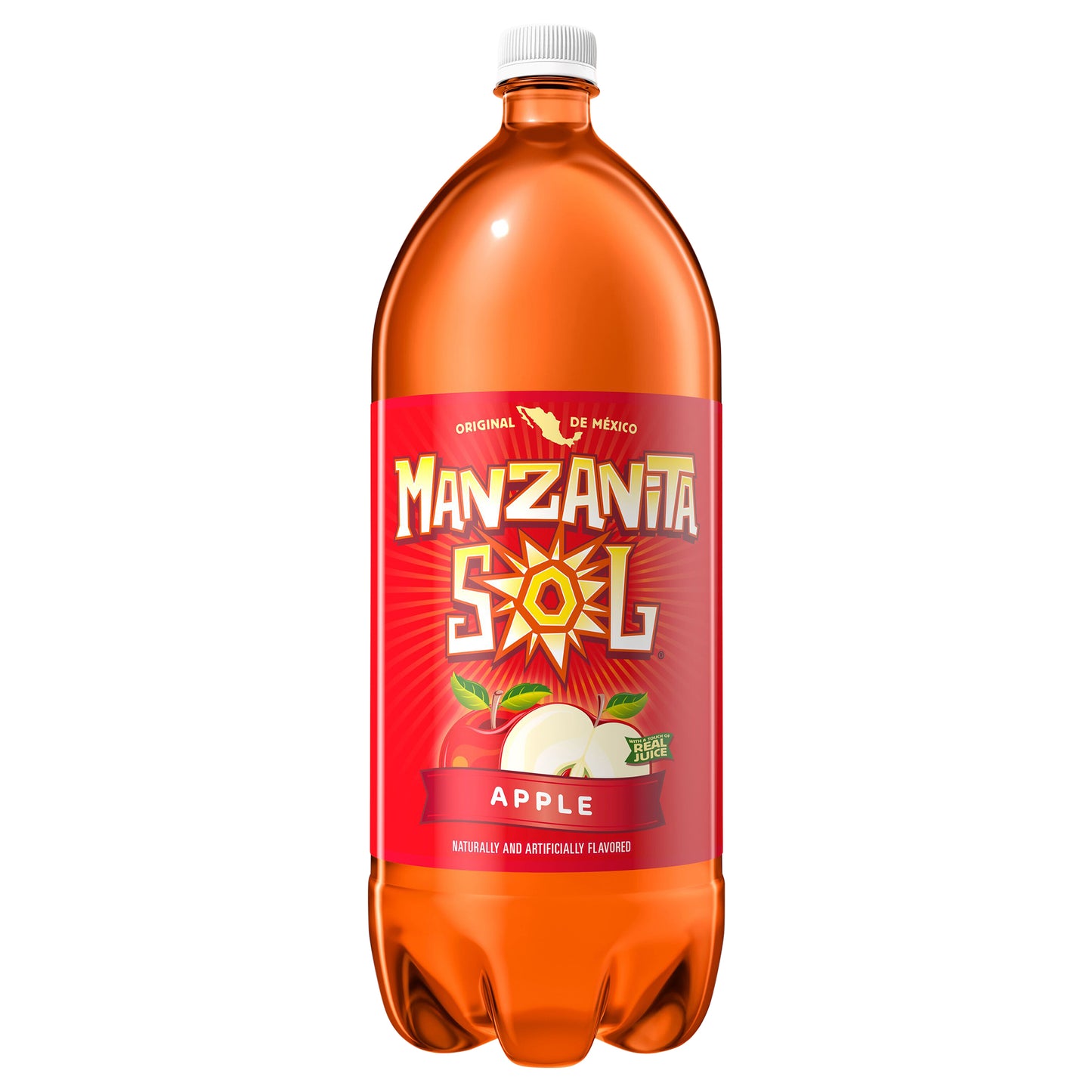 Manzanita Sol Refresco de Manzana con Sabor Natural y Artificial 2 L