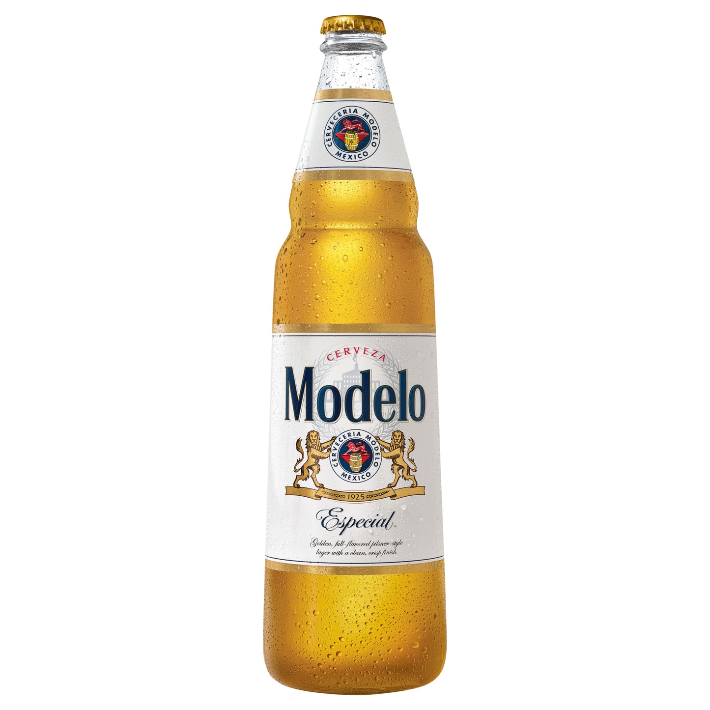 Modelo Especial Mexican Lager Beer, 24 fl oz Bottle, 4.4% ABV