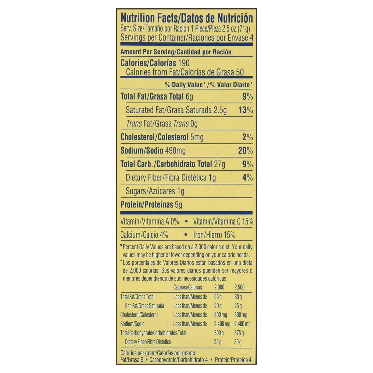 Goya Beef Empanadas 4 ea