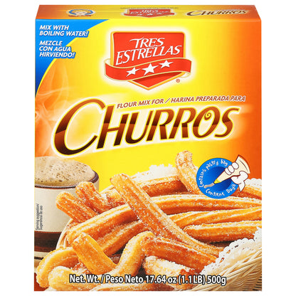 Tres Estrellas Churros Flour Mix 17.64 oz